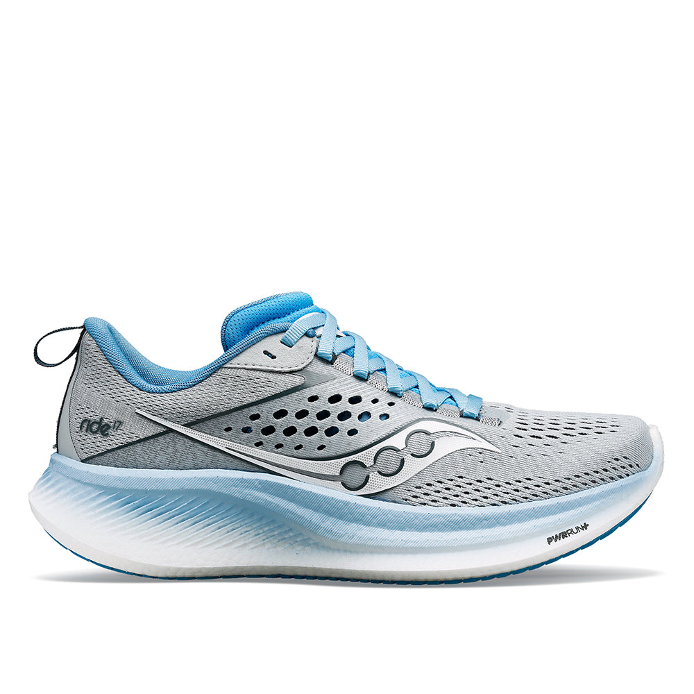Saucony Women's Ride 17 Running Shoes Cloud Breeze Runnr