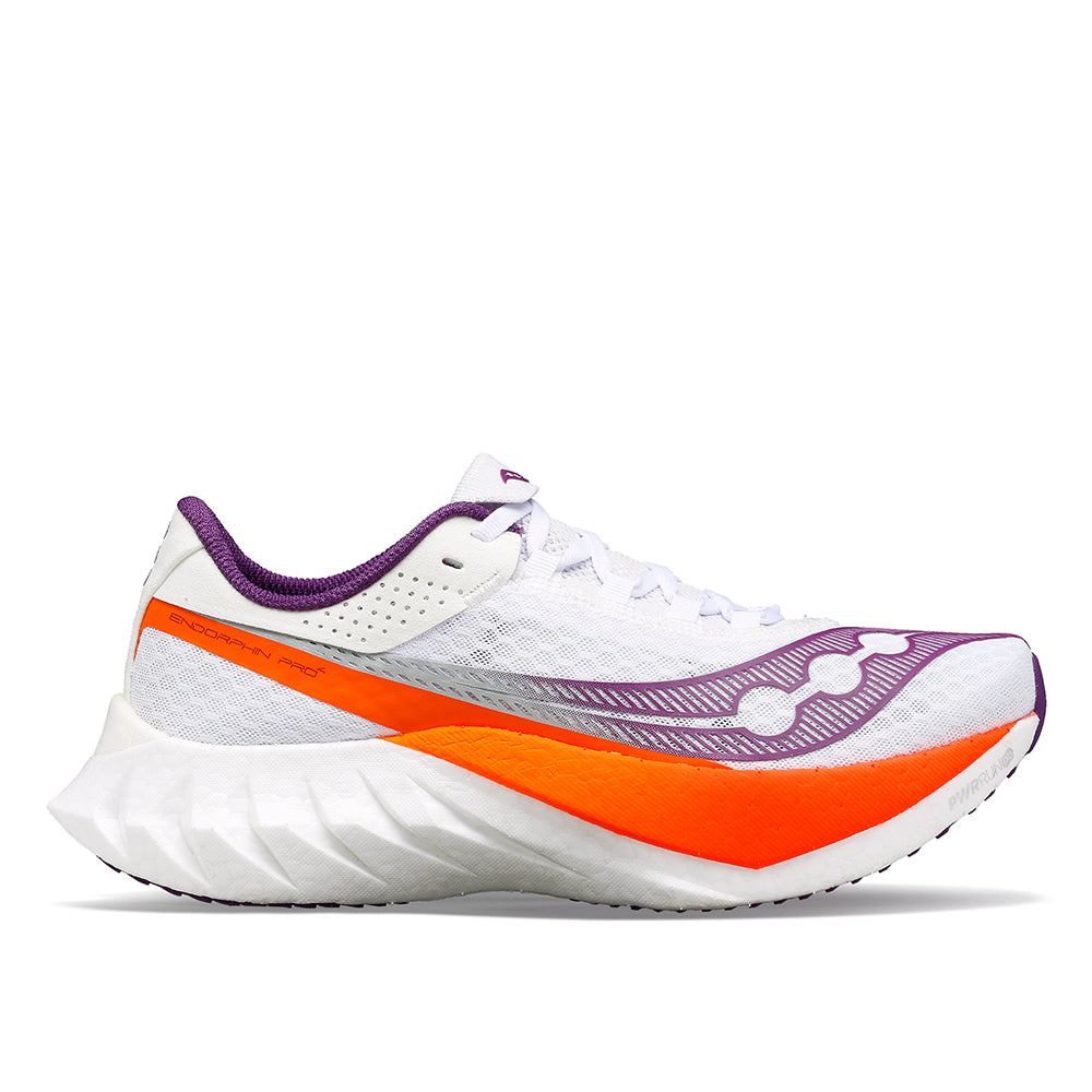 Saucony Women's Endorphin Pro Running Shoes White Purple Runnr
