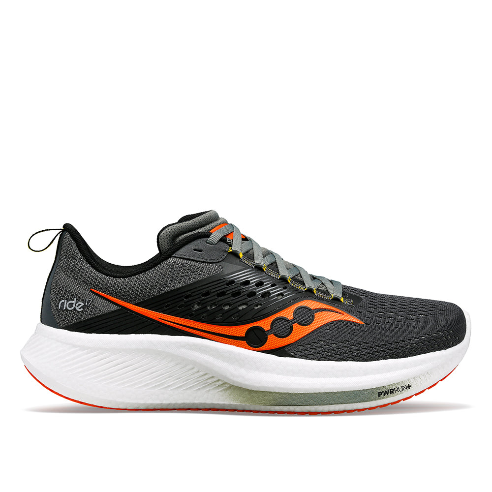 Saucony Men's Ride 17 Running Shoes Shadow Pepper Runnr