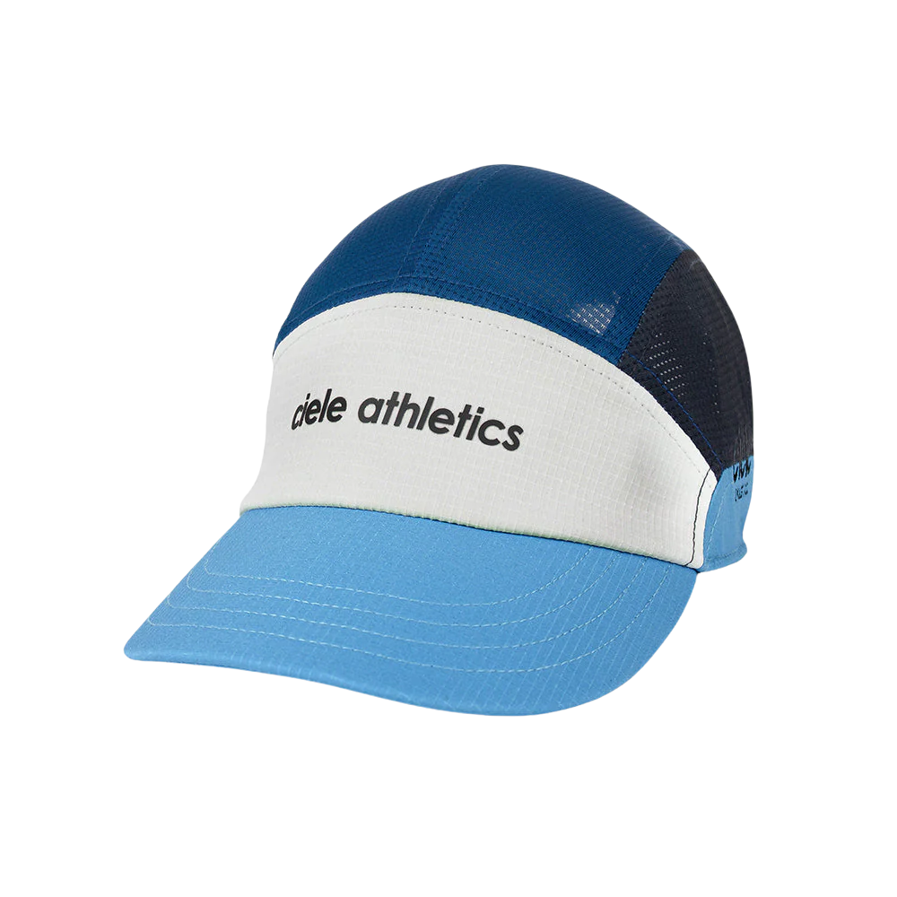 Ciele FSTCap SC Field Iconic SL White/Cobalt Running Cap U-2-CA-0064-WH001 runnr