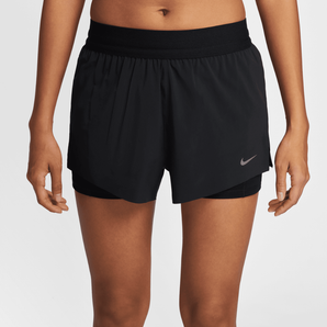 Nike Women's Swift Dri-FIT Mid-Rise 2-in-1 Running Shorts