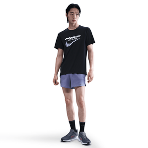 Nike Men's Stride  Dri-FIT Brief-Lined Perforated Running Shorts