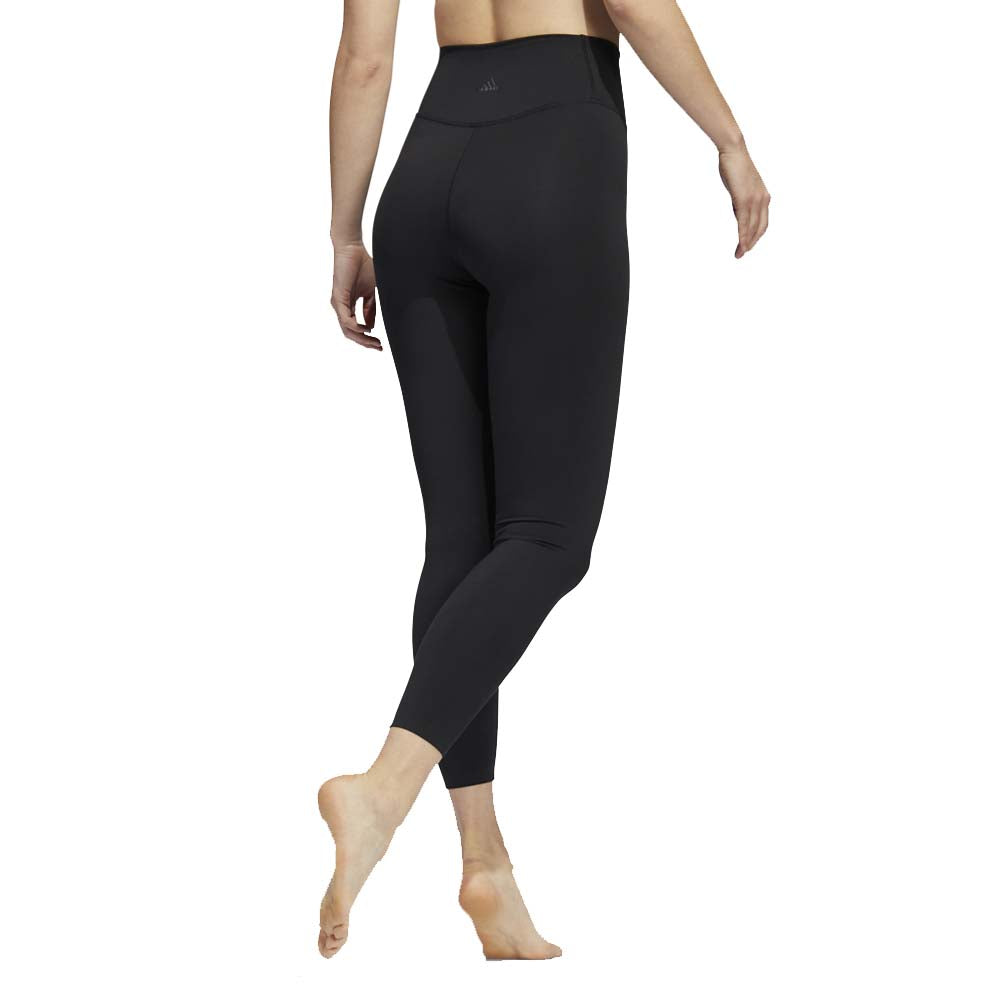 adidas Women's Yoga Luxe Studio 7/8 Tights Black - Runnr